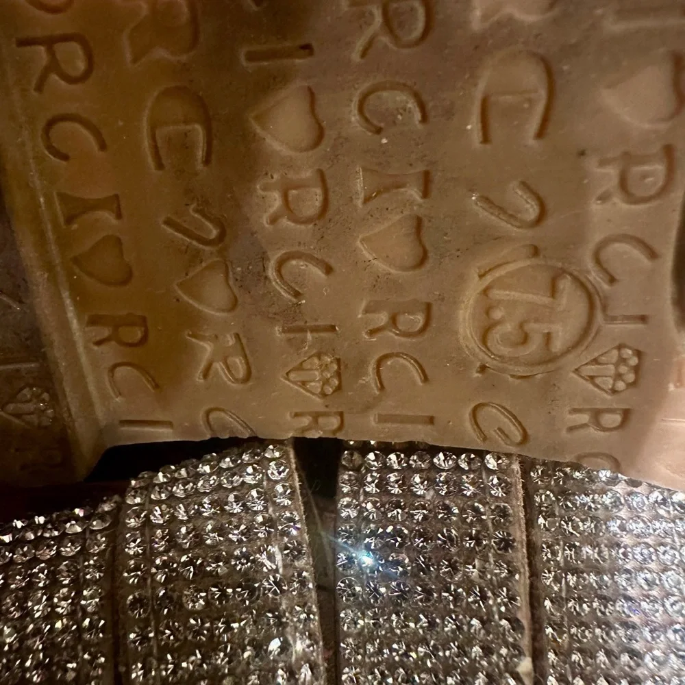Women's Silver Sandals - Picture 2 of 2